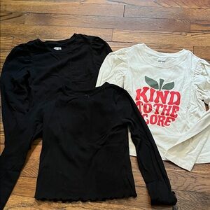 Bundle of Kids Long Sleeve Tops Set